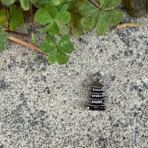 Vintage Silver Pagoda Charm Pendant